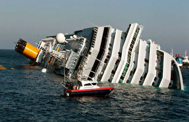 ship fell